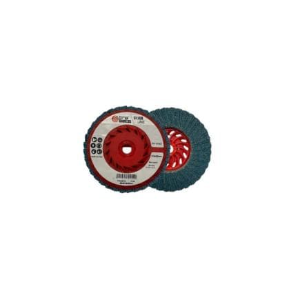 ABRA BETA AB001030024 - Disques à rabat argentés avec tissu zirconium et support en coton (multi-pack)