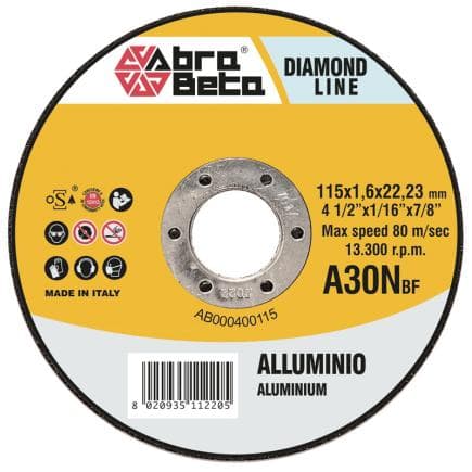 ABRA BETA AB000410230 - A30N - Disques à tronçonner à épaisseur fine avec centre déporté (lot multiple)