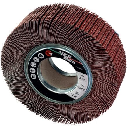 ABRA BETA AB001300104 - Roues à lamelles à flasque avec lamelles standard en tissu de corindon (lot multiple)