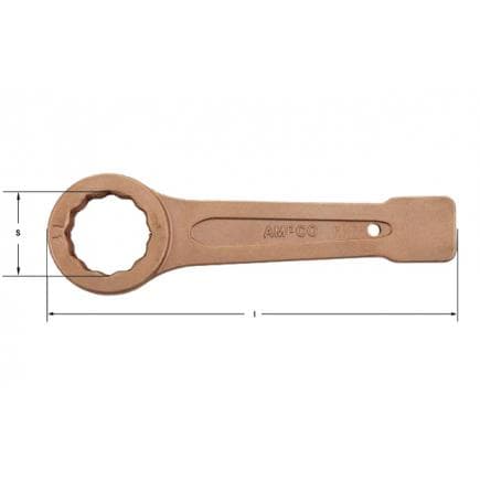 AMPCO SW0024B - Clé polygonale Safewrench, Cuivre-Béryllium (métrique)