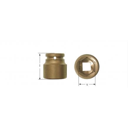 AMPCO CG3080A - Douille hexagonale Impact, 2.1/2'', Aluminium-Bronze (métrique)