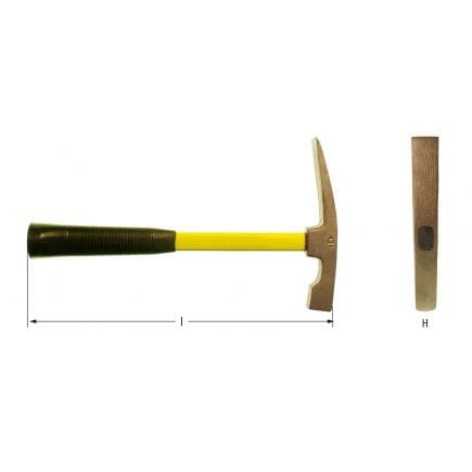 AMPCO FN0010A - Massette de maçon, Aluminium-Bronze