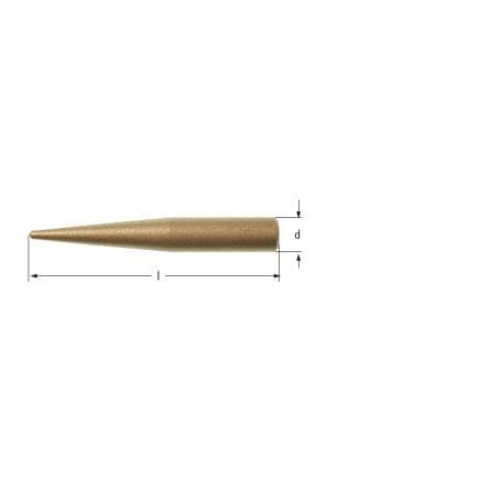 AMPCO HJ0085A - Poinçon droit, Aluminium-Bronze