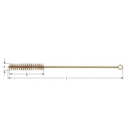 AMPCO KT0001 - Brosse à poils longs, Bronze phosphoreux