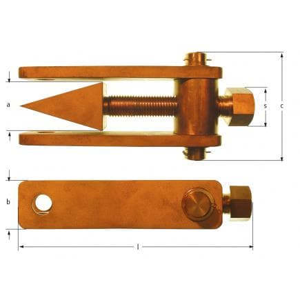 AMPCO MR6060B - Écarteur de brides, Cuivre-Béryllium