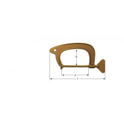 AMPCO PP0105A - Pince de masse, Aluminium-Bronze