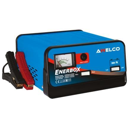 AWELCO 71150 - Enerbox 10 - Chargeur de batterie 6-12V pour batteries 10/100Ah