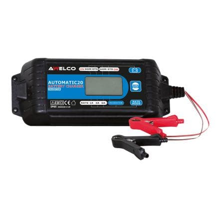 AWELCO 73450 - AUTOMATIC 20 - Chargeur de batterie 12-24V pour batteries 120Ah
