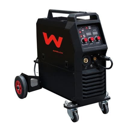 AWELCO N18331 - MIG 352 - Machine à souder à onduleur monophasé adaptée au soudage MIG/MAG/MOG, électrode MMA et TIG LIFT 250A