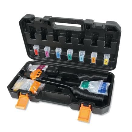 BETA 017420106 - Pince à insert filetés 2 bras 1742AN avec assortiment de 80 inserts filetés en acier