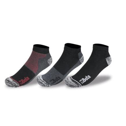BETA 074300202 - 3 paires de chaussettes sneakers en coton recyclé