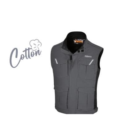 BETA 079370403 - Gilet de travail gris 100% coton