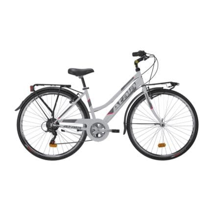 BETA 095990024 - Bicicleta urbana Atala®, cuadro de aluminio, cambio de marchas Shimano® de 6 velocidades, frenos V-Brake®, llantas de aluminio de...