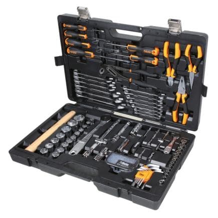 BETA 020476008 - Valise en plastique avec assortiment d'outils pour maintenance générale (108 pcs.)