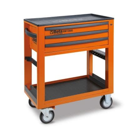 BETA 050006331 - Chariot de service avec 3 tiroirs et assortiment d'outils pour maintenance générale (189 pcs.)