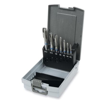 BETA 004280203 - Coffret comprenant 7 tarauds machines en HSS pour l’usinage traversant