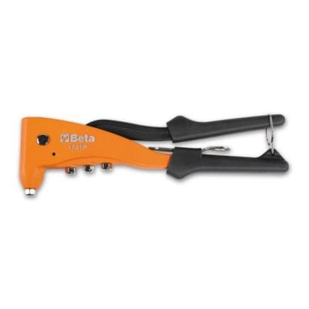 BETA 017410303 - Pince à riveter robuste avec 4 buses interchangeables