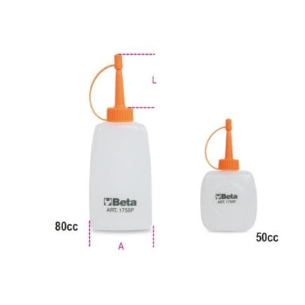 BETA 017550050 - Burettes en plastique pour huile