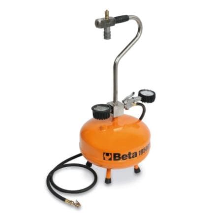 BETA 019500050 - Gonfleur de pneus portable avec charge automatique ou manuelle et pistolet de gonflage
