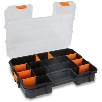 BETA 020800211 - GRAND coffret organiseur comprenant 15 compartiments et 8 séparateurs amovibles