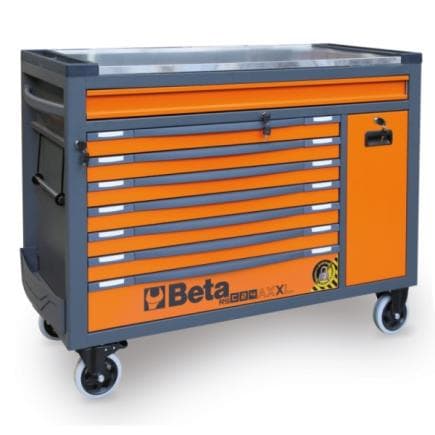 BETA 024004781 - Servante mobile extra longue 8 tiroirs avec système anti-basculement