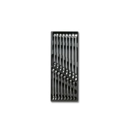 BETA 024240028 - Clés mixtes brillantes dans un plateau thermoformé en ABS rigide