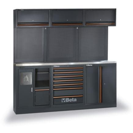 BETA 045002003 - Combinaison d'ameublement d'atelier C45PRO 2.0 AX