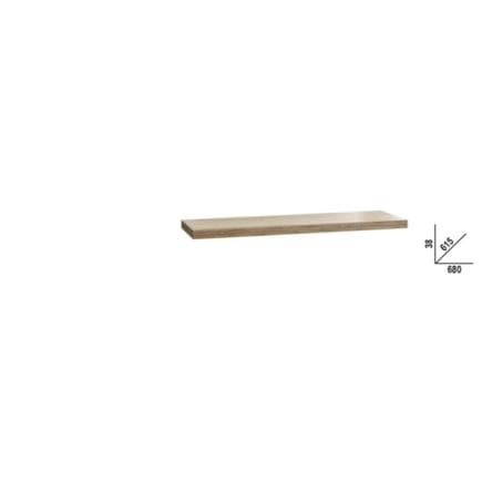 BETA 045002141 - Plan de travail en bois contreplaqué stratifié pour C45PRO 2.0, 680x615 mm