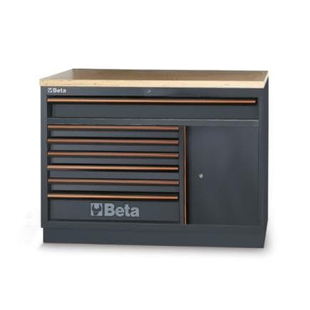 BETA 045002171 - Module fixe avec 7 tiroirs pour combinaison d'ameublement d'atelier C45PRO 2.0 M7A/W
