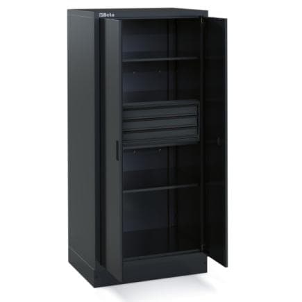 BETA 050001413 - Armoire à outils métallique à 2 portes avec 3 tiroirs pour combinaison d'ameublement d'atelier RSC50 2.0