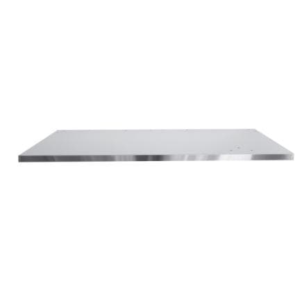 BETA 058000646 - Plan de travail 1.600 x 750 mm en MDF revêtu d'acier inoxydable pour établis modulables C58BC