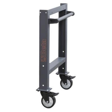BETA 058000662 - Pieds montés sur roues directrices équipées d'un frein et poignée, pour établis modulables C58BC 110x670x824 mm