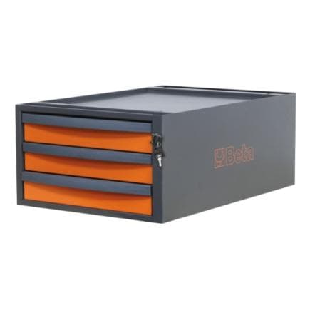 BETA 058000673 - Module d'une hauteur de 257mm comprenant 3 tiroirs pour établis modulables C58BC