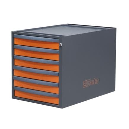 BETA 058000689 - Module d'une hauteur de 479mm comprenant 6 tiroirs pour établis modulables C58BC