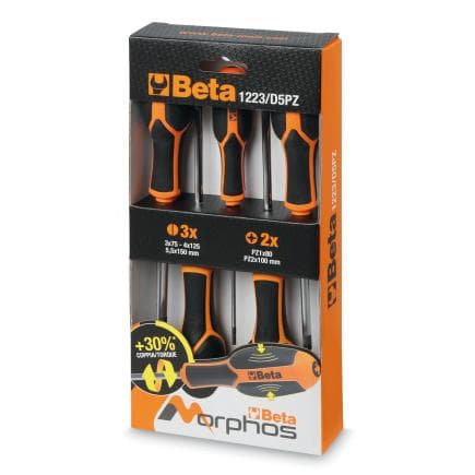 BETA 012230003 - Jeu de tournevis Morphos (5 pcs.)