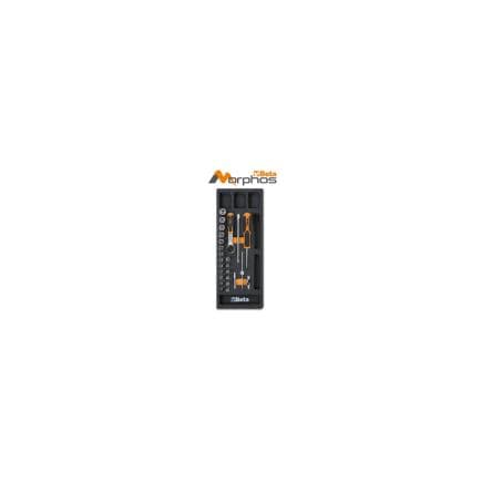 BETA 024510098 - Module en mousse EVA avec douilles 6 pans 1/4" (vide)