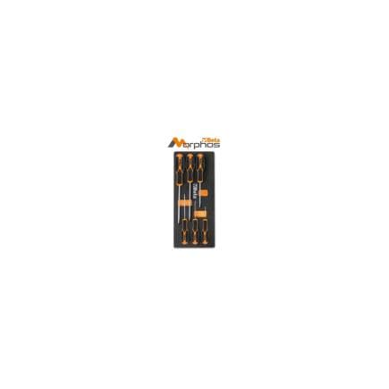 BETA 024510179 - Module en mousse EVA avec tournevis Morphos pour vis à tête fendue (vide)