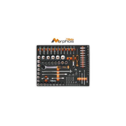 BETA 024590109 - Module mousse EVA avec douilles 1/4" et 1/2" longues (vide)
