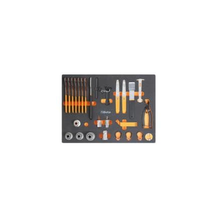 BETA 024590402 - Plateau thermoformé en mousse EVA avec outils de réparation de vélo (vide)