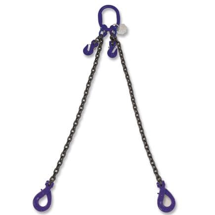 BETA 080971201 - ROBUR - Élingues de levage à chaîne à 2 brins, avec crochets à chape autobloquants, classe 10
