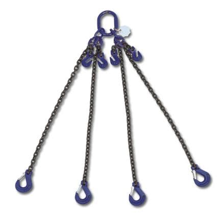 BETA 080981001 - ROBUR - Élingues de levage à chaîne, 4 brins, avec crochets à chape et linguet de sécurité, classe 10
