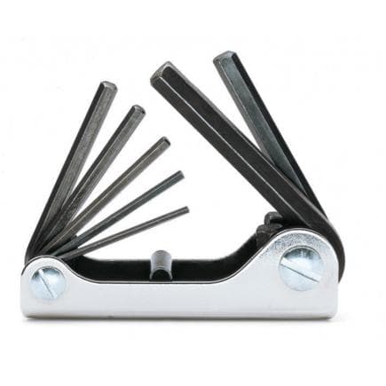 BETA 000960745 - Jeu de 7 clés mâles 6 pans coudées (lot muliple)