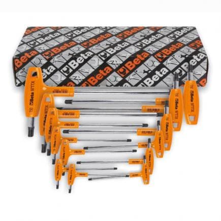 BETA 000970813 - Jeu de 13 clés mâles pour vis Torx® à poignée en T haute performance