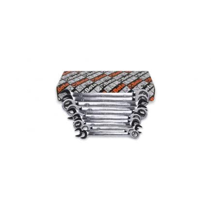 BETA 001410072 - Jeu de clé mixte droite à cliquet (12 pcs.)