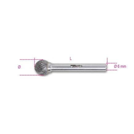 BETA 004260538 - Limes rotatives en métal dur coupe croisée HM6