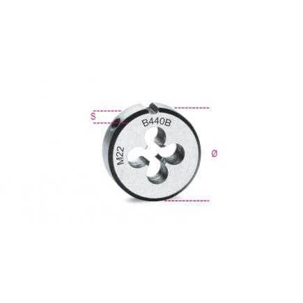 BETA 004400122 - Filière ronde avec pas gros en acier au chrome (lot muliple)