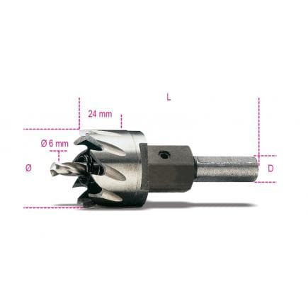 BETA 004510016 - Fraise trépan en acier HSS entièrement rectifiée