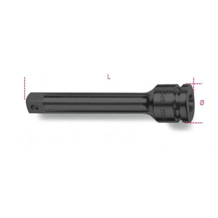 BETA 007100823 - Rallonge carrés mâle et femelle 3/8" (lot muliple)