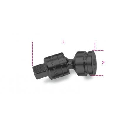BETA 007100830 - Cardan carrés mâle et femelle 3/8" (lot muliple)