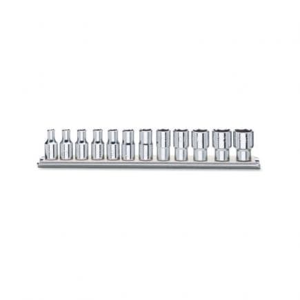 BETA 009000179 - Jeu de 12 douilles 6 pans longue